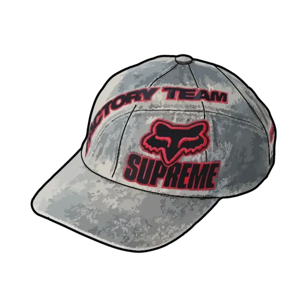 Supreme x Fox Racing 6-Panel "Denim"