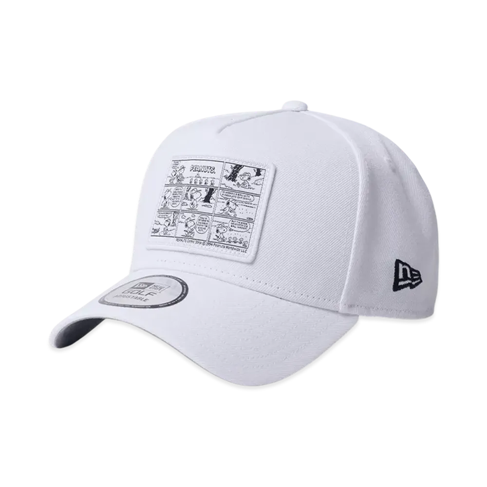 NEW ERA x PEANUTS 9FORTY A-Frame Comic Patch Golf "White"