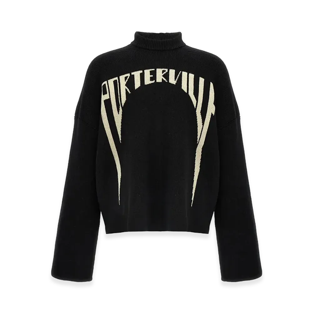 Rick Owens Porteville Wool Sweater "Black"