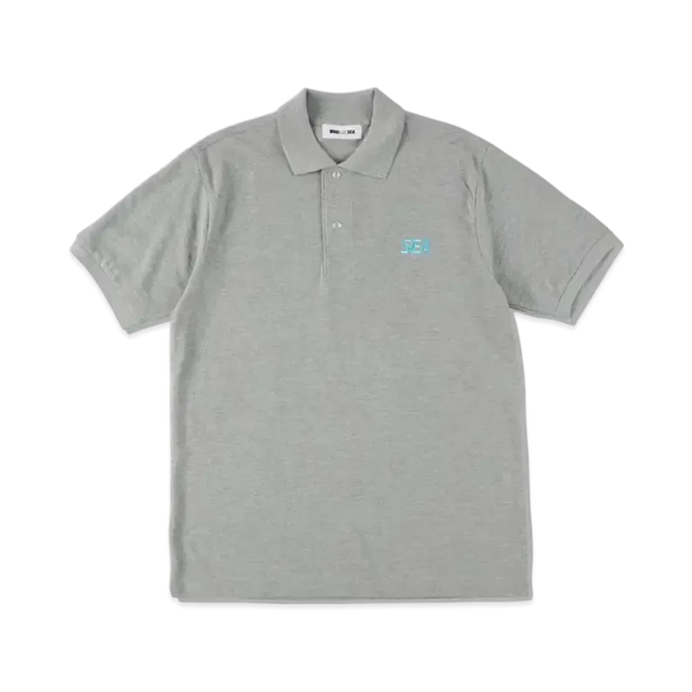 WIND AND SEA Sea CT Kanoko Polo Shirt "Gray"