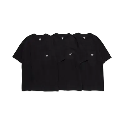 HUMAN MADE 3-Pack Pocket T-Shirt Set "Black"