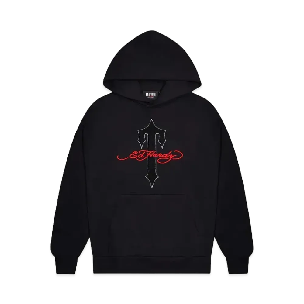 TRAPSTAR x Ed Hardy Hoodie "Black"