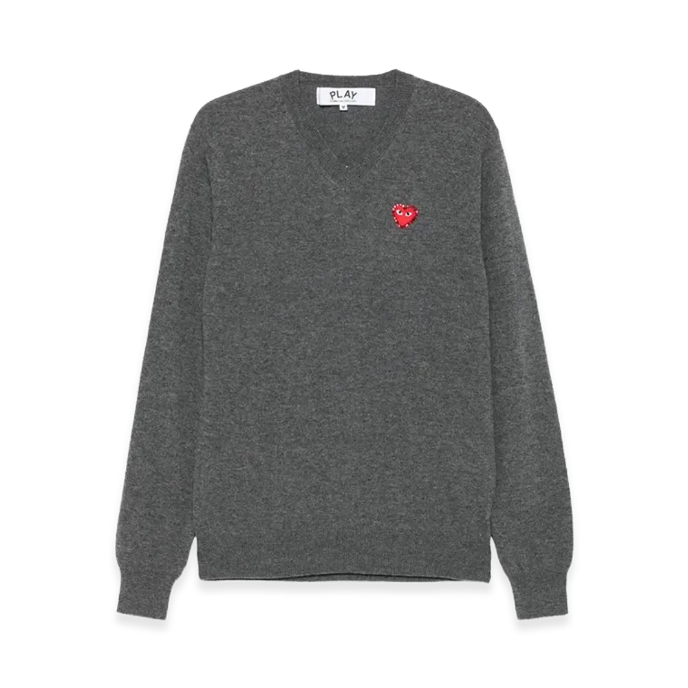 PLAY COMME des GARCONS Sweaters "Gray"