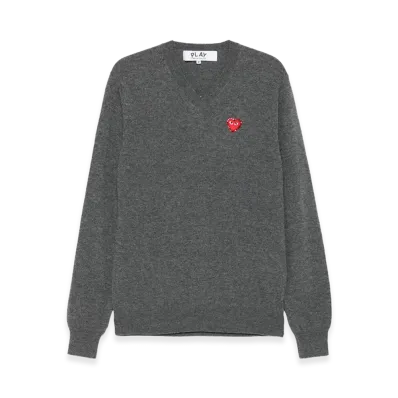 PLAY COMME des GARCONS Sweaters "Gray"