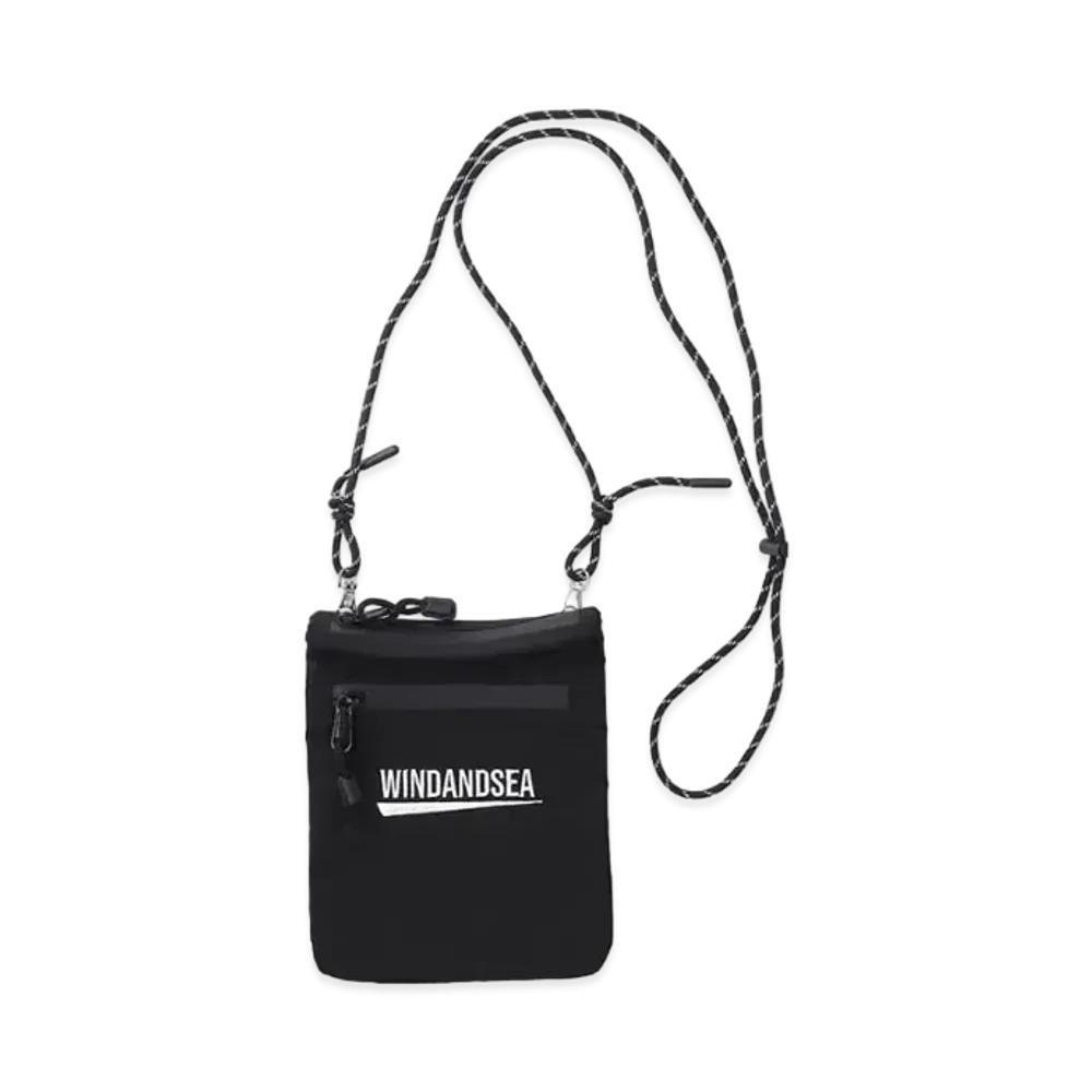 WIND AND SEA Fishnet Recycle Nylon Sacoshe "Black"