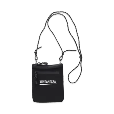 WIND AND SEA Fishnet Recycle Nylon Sacoshe "Black"