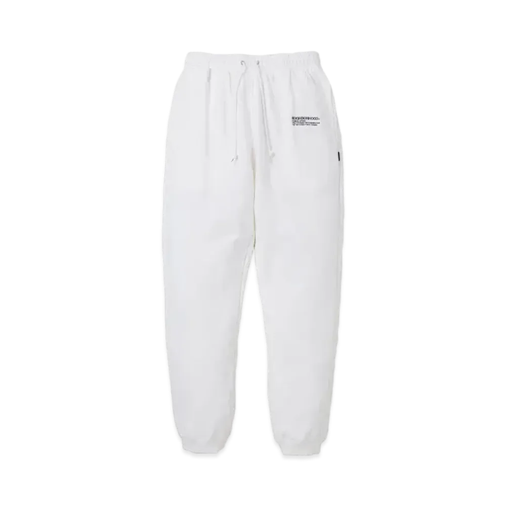 NEIGHBORHOOD 24SS Plain Sweat Pants "White"