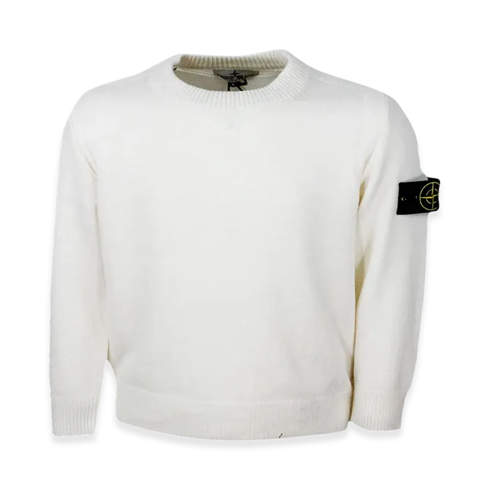 Stone Island Kids Crewneck "White"