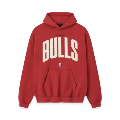 FEAR OF GOD ESSENTIALS Bulls 90s Hoodie "Red"