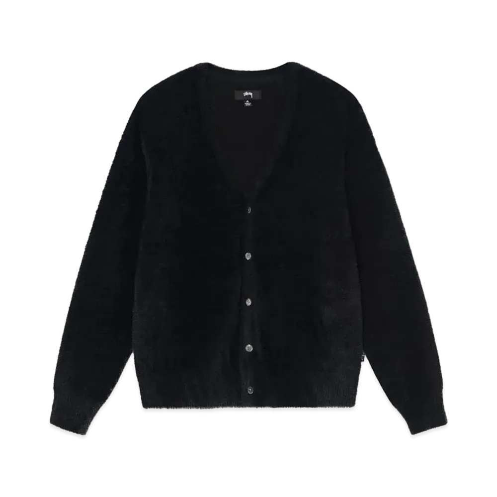 Stussy Shaggy Cardigan "Black"