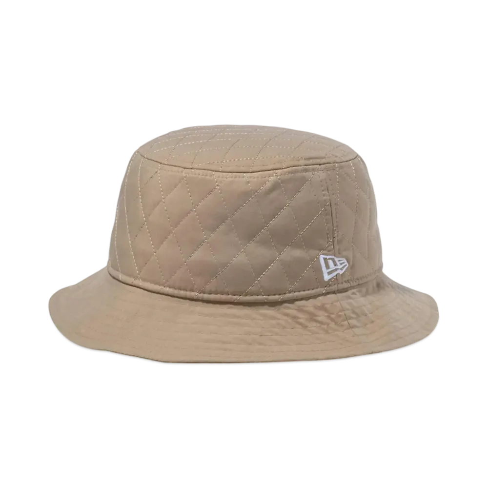 NEW ERA Bucket 01 Fabric Series Quilting Performance Material "Khaki/Gray"