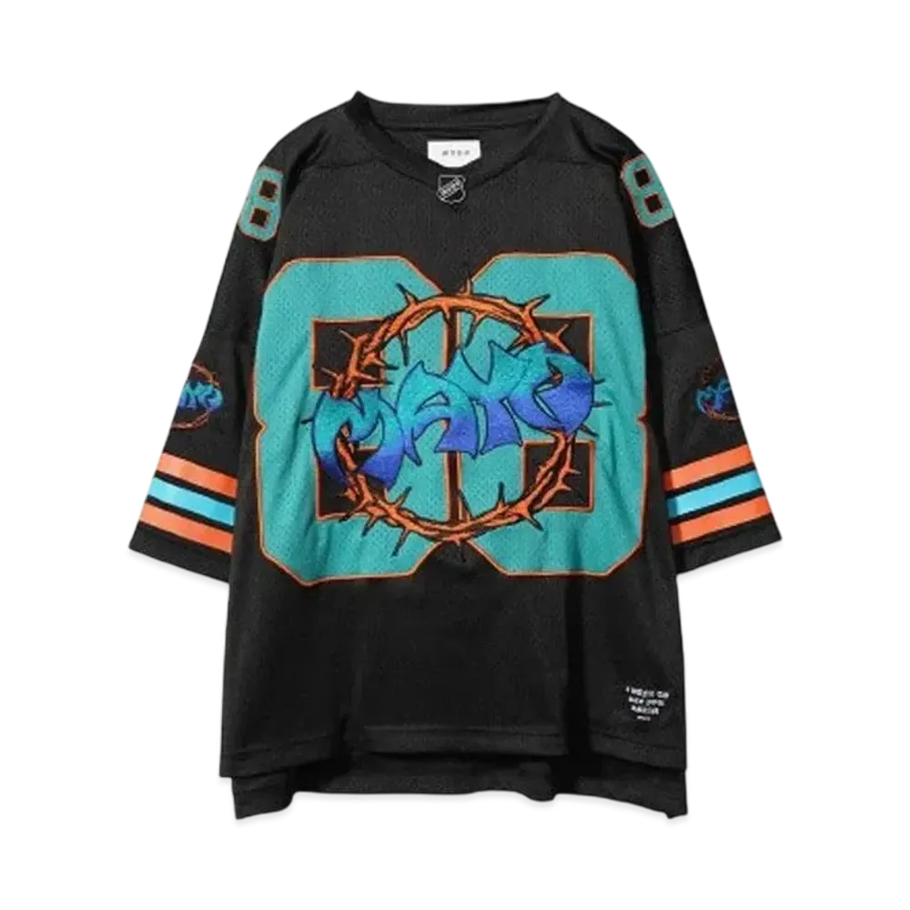 MAYO MAYO THORNS EMBROIDERY GAME SHIRT "BLACK"