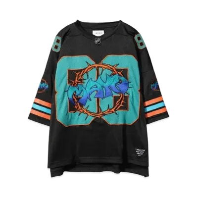 MAYO MAYO THORNS EMBROIDERY GAME SHIRT "BLACK"