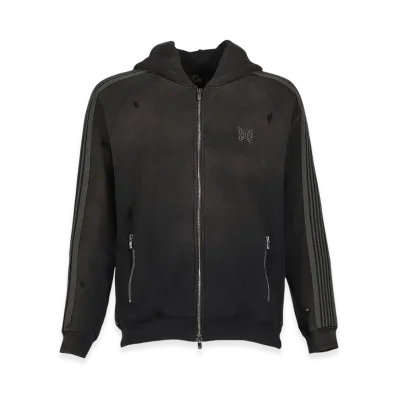 NEEDLES x NUBIAN Exclusive Zipped Track Hoody "Black"
