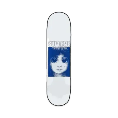 Supreme Margaret Keane Teardrop Skateboard "White"