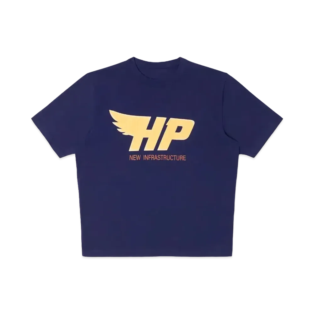 HERON PRESTON HP Fly SS Tee "Navy Blue Yellow"