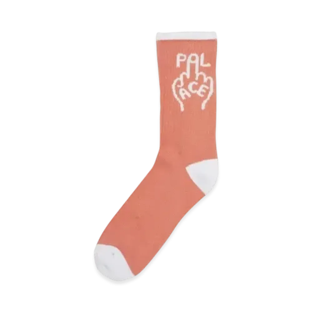 PALACE Finger Up Socks "Pink"