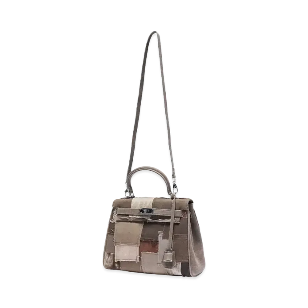 EMOTIONAL WORLD Vintage Shoulder Bag-28 "DK BROWN"