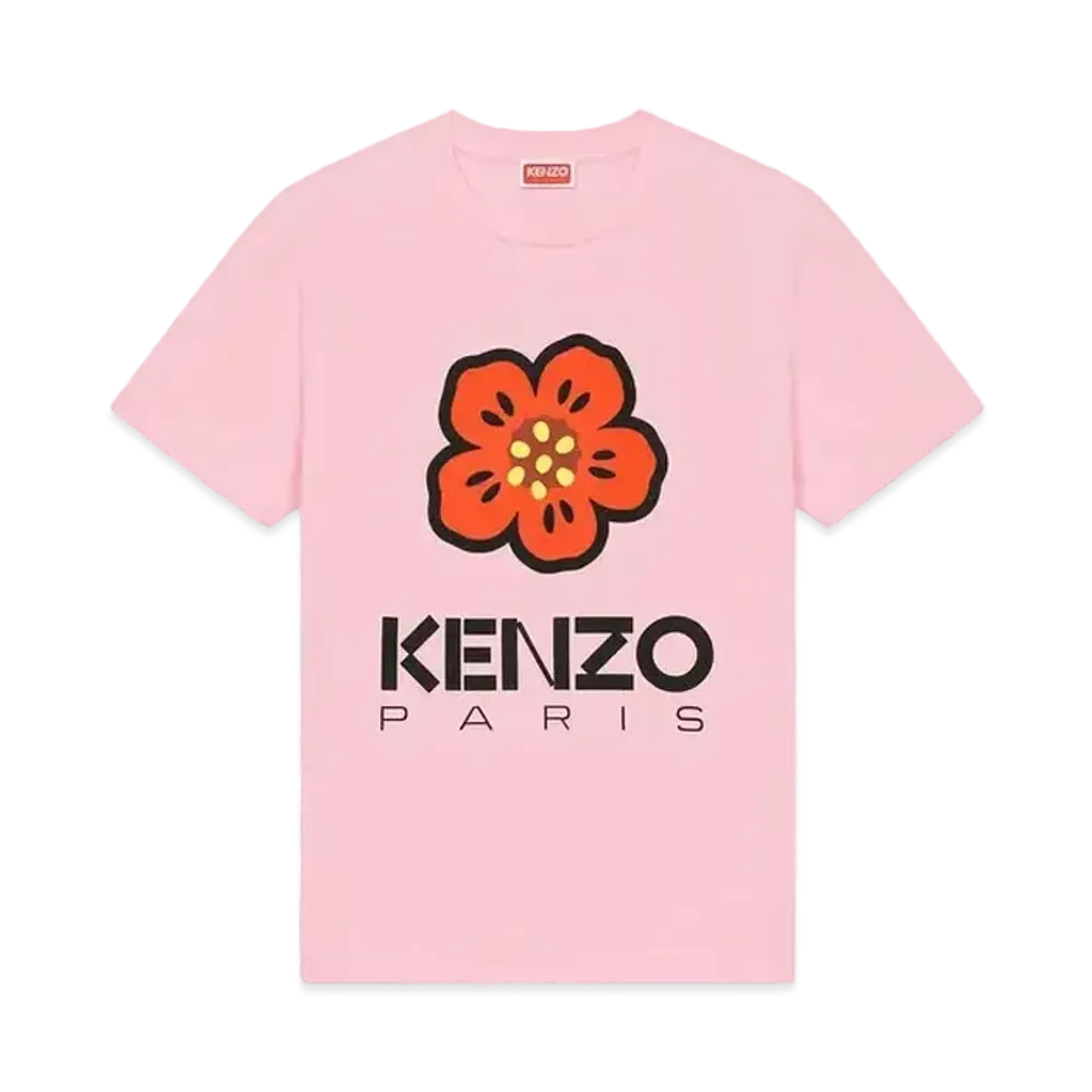 KENZO 'BOKE FLOWER' Loose T-shirt "Faded Pink"