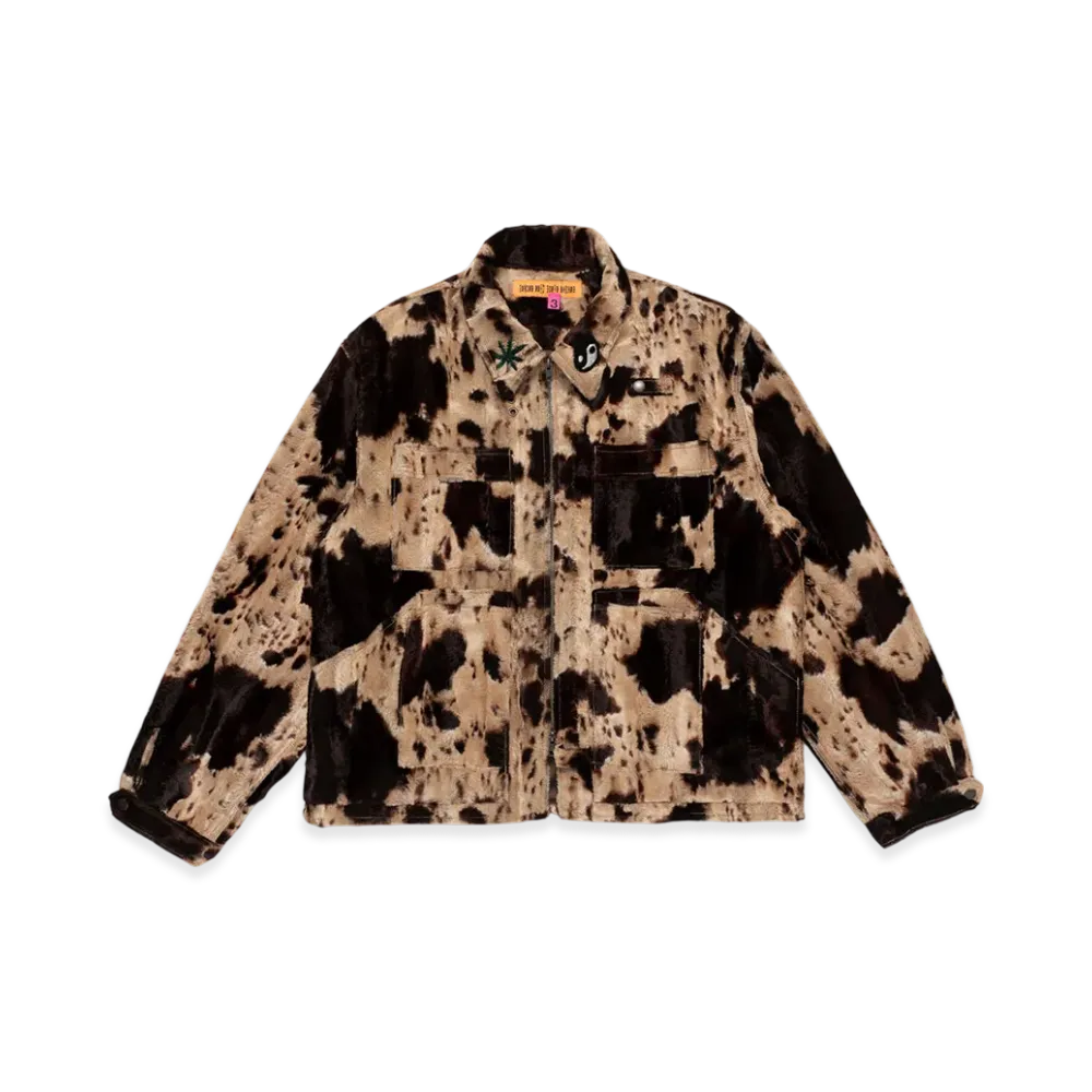 Cactus Plant Flea Market Bronco Zip Jacket "Brown"