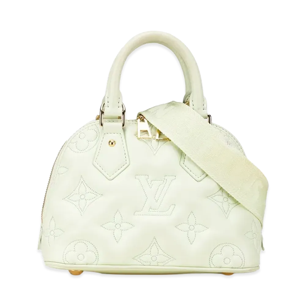 Louis Vuitton Alma Soft BB Monogram Mahina "Light Green"