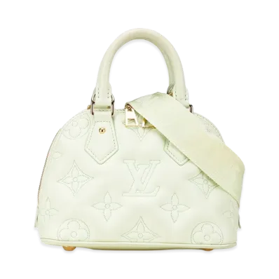 Louis Vuitton Alma Soft BB Monogram Mahina "Light Green"