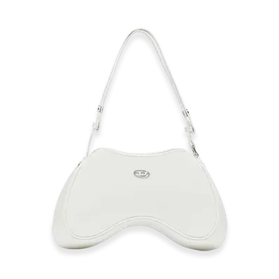Diesel Play Shoulder Play-Glossy Shoulder Bag "White"