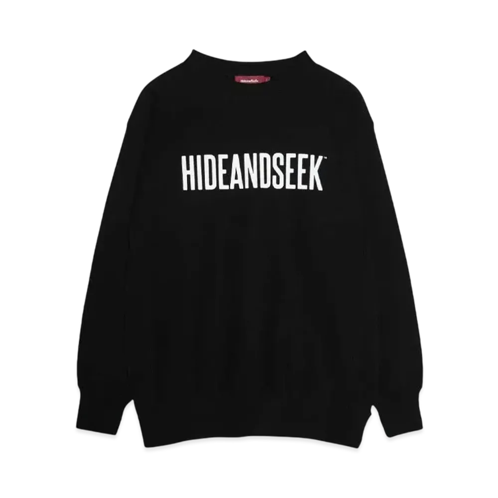Hide and Seek The H&S Sweat Shirt(24aw) "BLACK/WHITE"