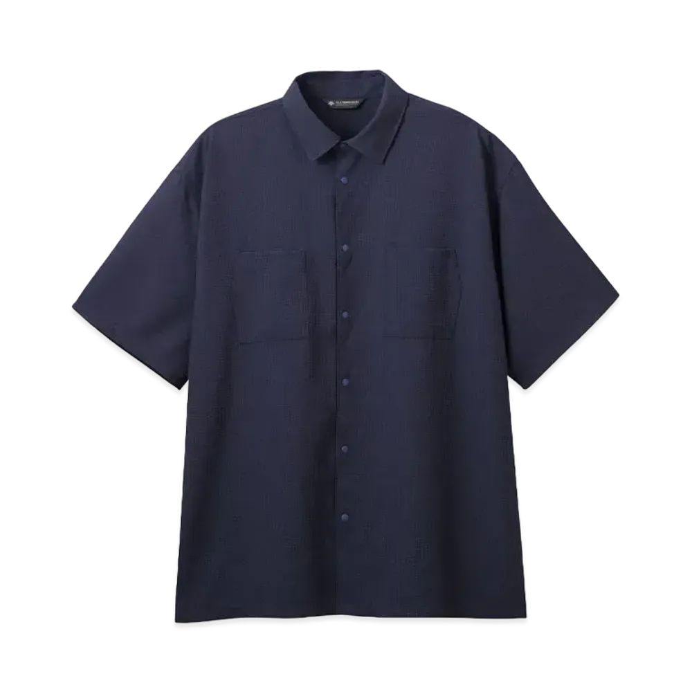 DESCENTE ALLTERRAIN 81 Sucker H/S Shirt "Navy"