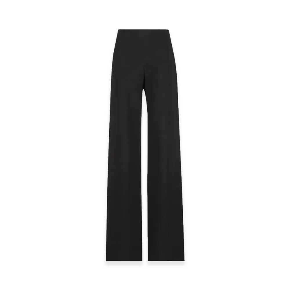 GUCCI Women's Stretch Wool Blend Wide-Leg Pant "Black"