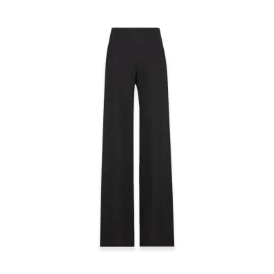 GUCCI Women's Stretch Wool Blend Wide-Leg Pant "Black"