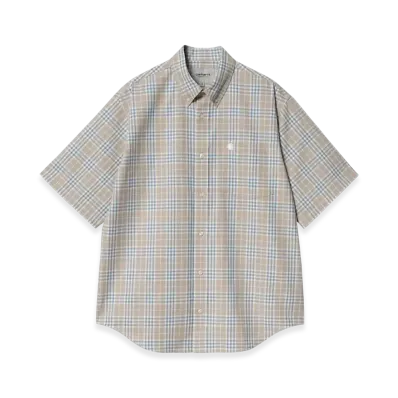 Carhartt WIP S/S Niven Shirt "Niven Check Wall/Wax"