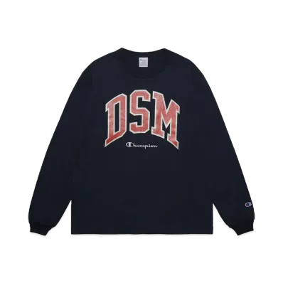 Champion x DSMG Long Sleeve T-Shirt "Navy"