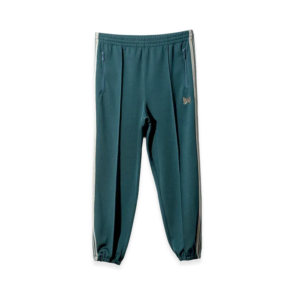 NEEDLES Zipped Track Pant Poly Smooth "Green"