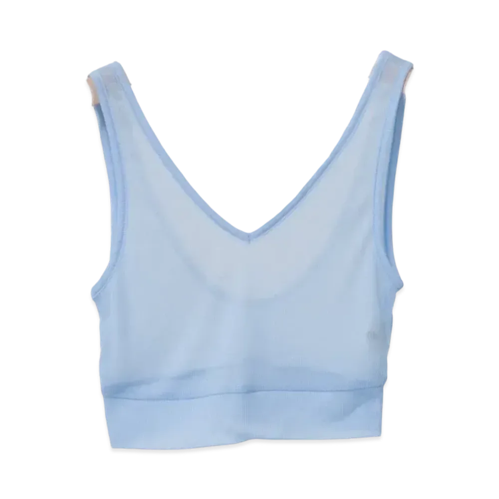 Ernie Palo Sheer rib Bralette "Sax"