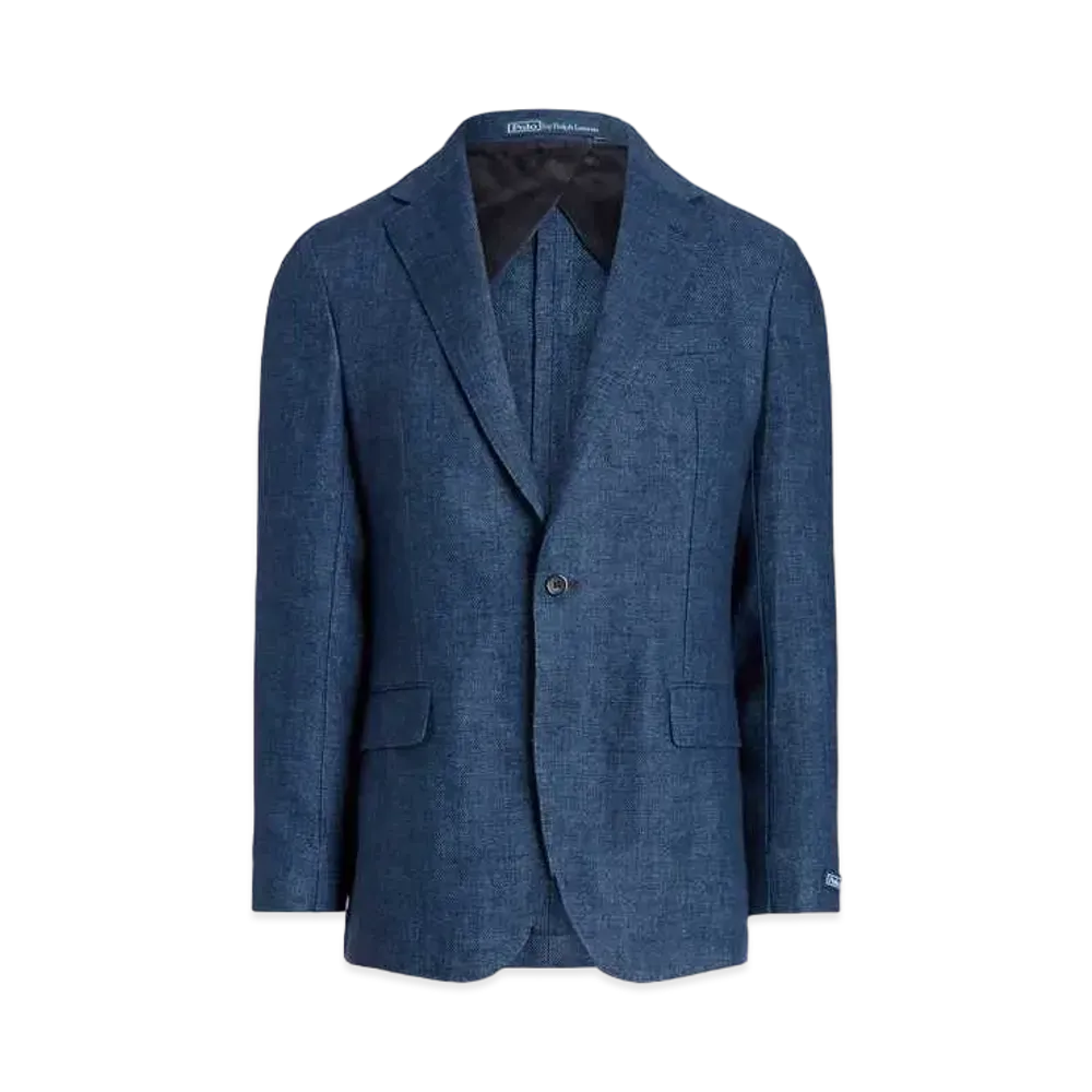 Polo Ralph Lauren Polo Soft Linen Heringbine Suit Jacket "Navy"
