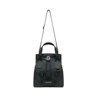 BALENCIAGA Army Small Tote Bag "Gray&Silver"