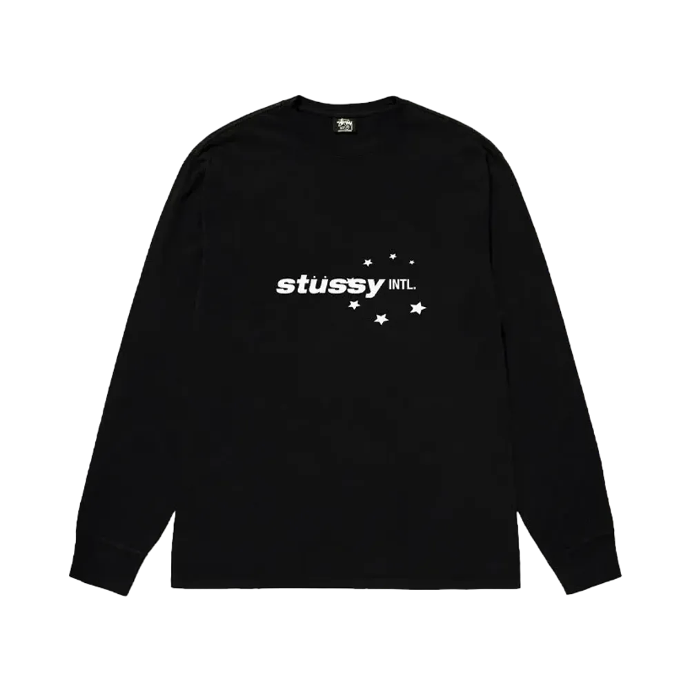 Stussy Star Sport LS Tee "Black"