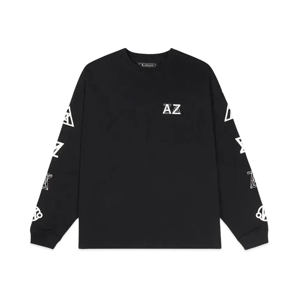 ANREALAGE A&Z SEASON LOGO LONG TEE "BLACK"
