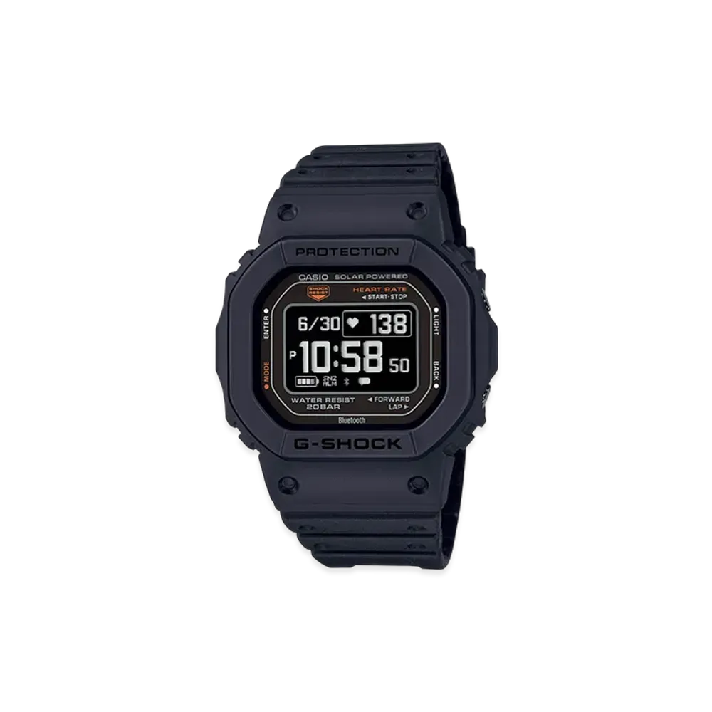 Casio G-Shock G-Squad Bluetooth Digital Solar Assist M Watch "Black"