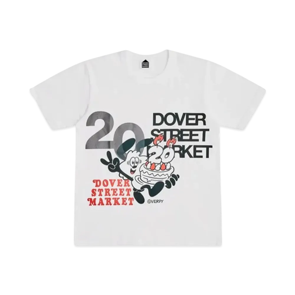 Dover Street Market London (DSML) x VERDY 20th Anniversary T-Shirt "White"