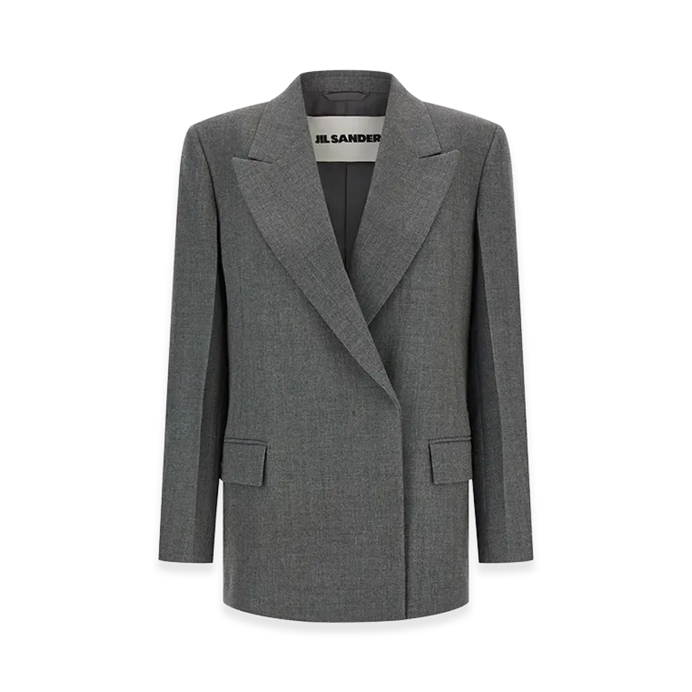 Jil Sander Women's Wool Blazer "Gray"