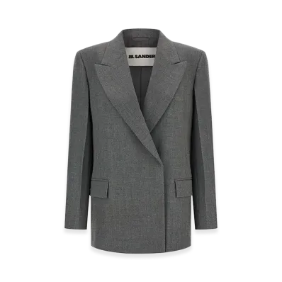 Jil Sander Women's Wool Blazer "Gray"