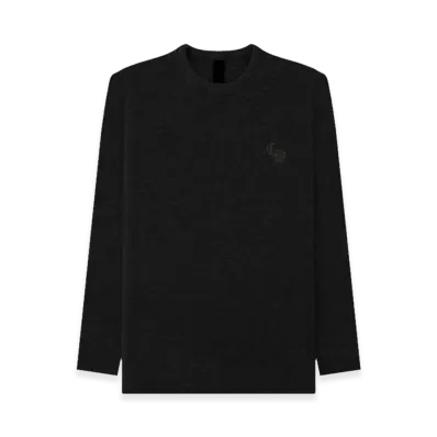 Chrome Hearts Letter Waffle Thermal L/S T-Shirt "Black"