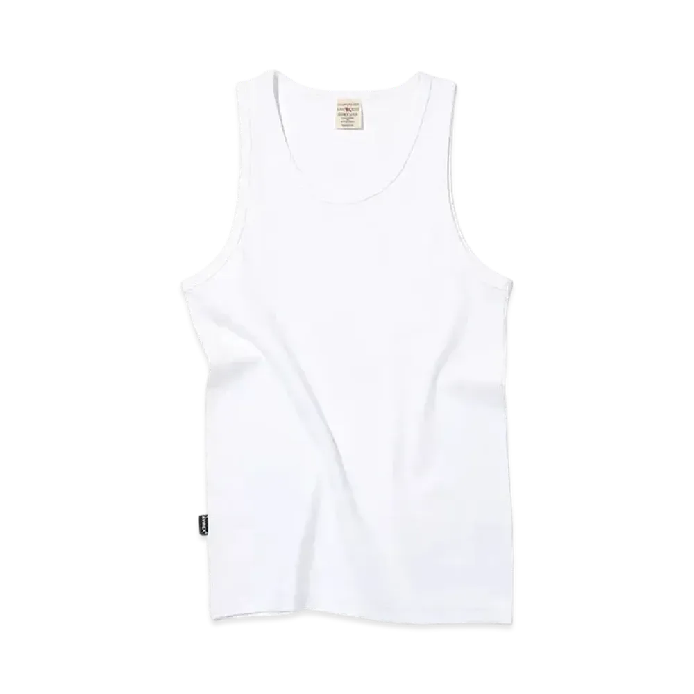 AVIREX Daily Wear Rib Tank Top "White"