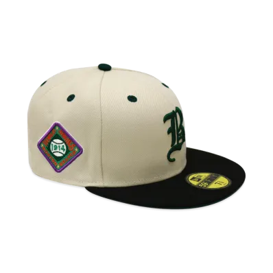 NEW ERA x THE CAP 59Fifty Heritage League Boston Braves "Stone/Black"