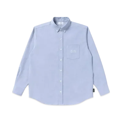 Mercedes Anchor Inc. Oxford Office Shirt "Light Blue"