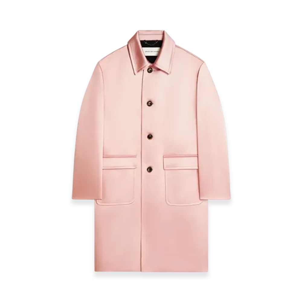 DRIES VAN NOTEN Loose Fit Mac "Pink"