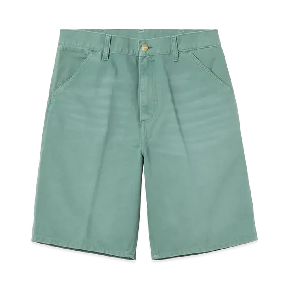 Carhartt WIP Single Knee Short "Silver Pine(Stone Canvas)"