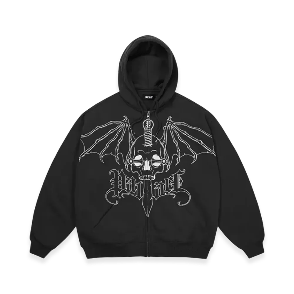 PALACE Wingspan Triple Stitch Hood "Black"